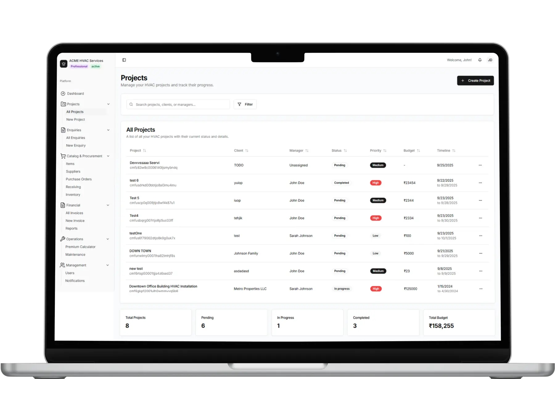 All-in-One HVAC Project Management