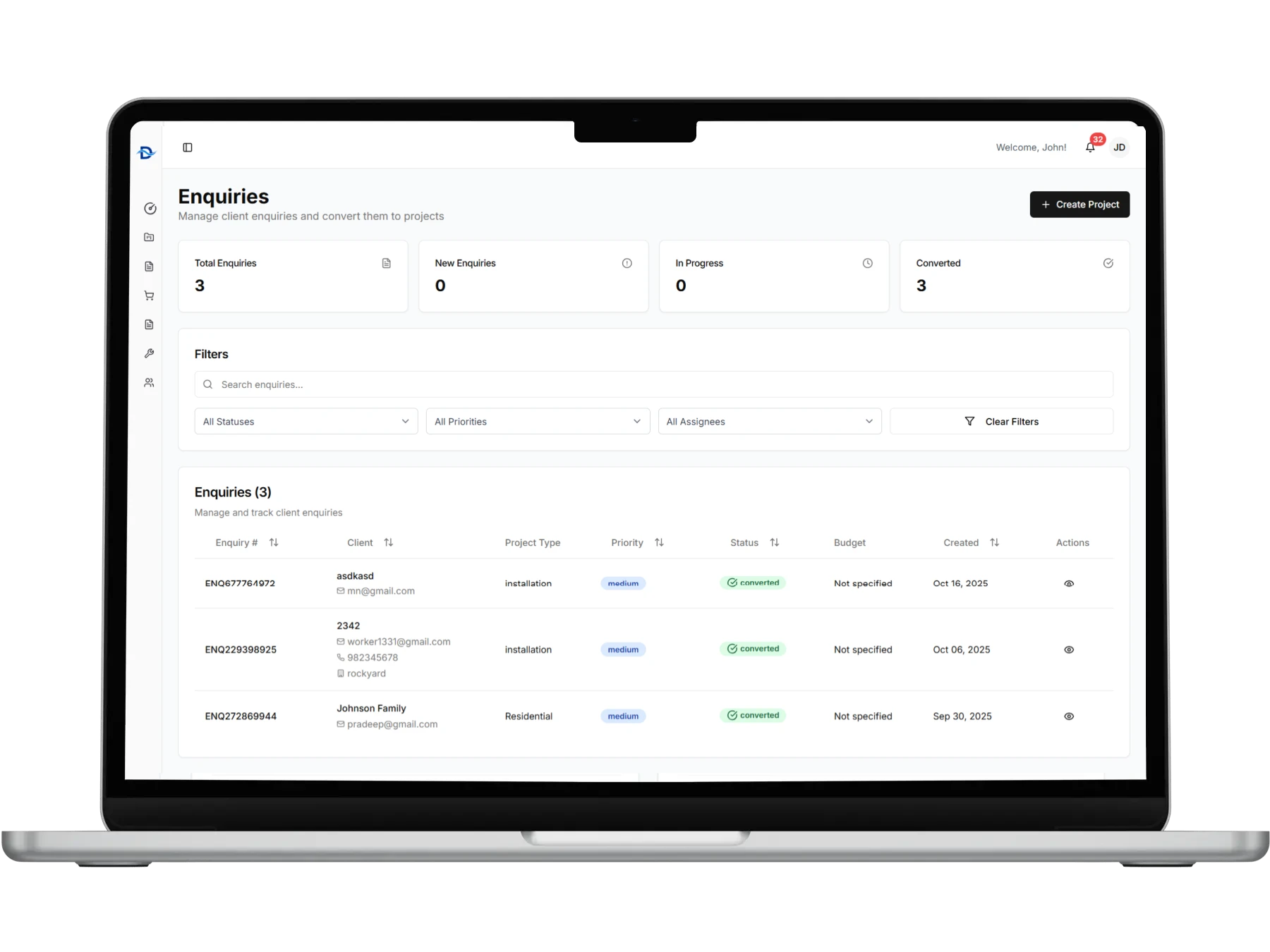Integrated HVAC CRM & Quoting